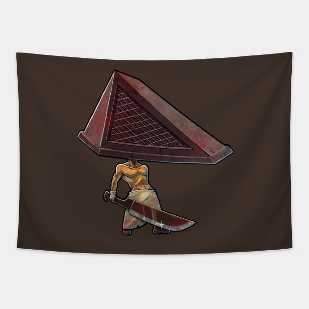 Chibi Pyramid Head Tapestry by DasGnomo