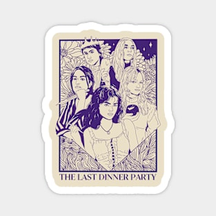 The Last Dinner Party Purple Tarot Magnet