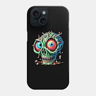 Zombie Gore Brain Skull 1 Phone Case