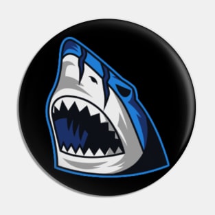 Shark With Open Mouth - Boy TShirt Pin