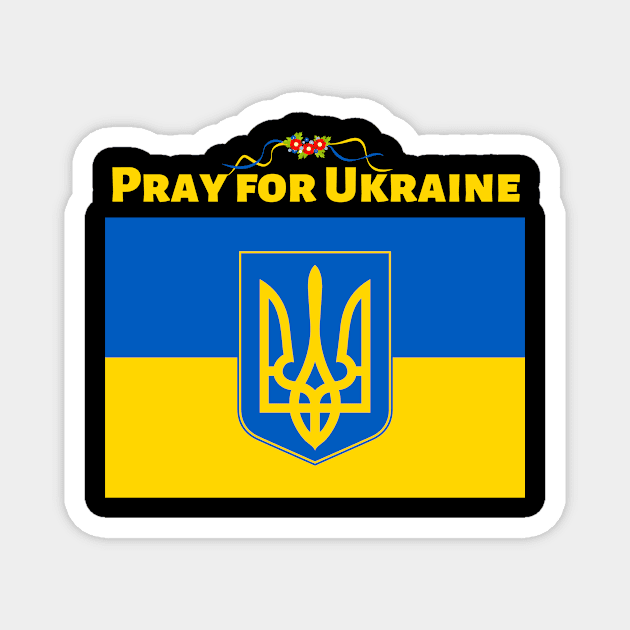 Pray for Ukraine Magnet by JuliaUkraine