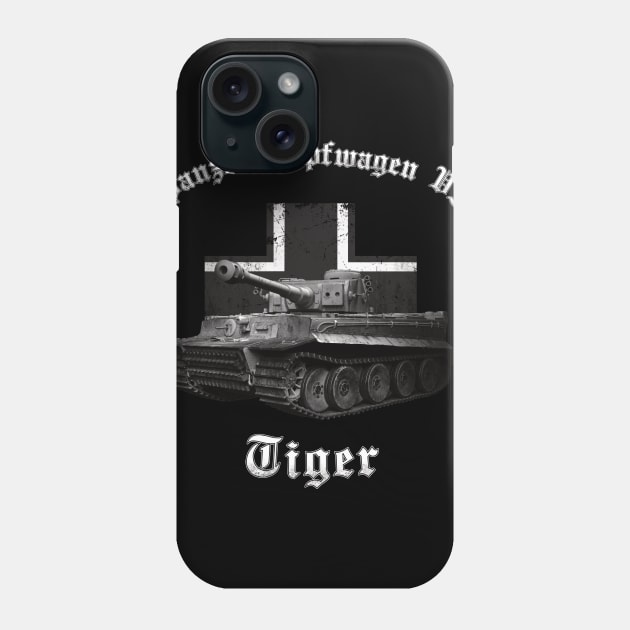 Panzerkampfwagen VI Tiger German Tank Phone Case by Beltschazar