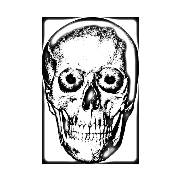 Skull sketched by bywhacky