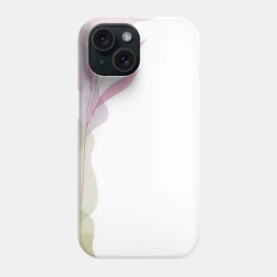 Botanical illustration on abstract background Phone Case