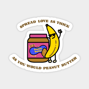 Banana and Peanut Butter Magnet