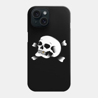 HomeSchoolTattoo Skull and Crossbones Phone Case