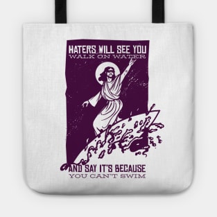 Surfing Jesus Tote