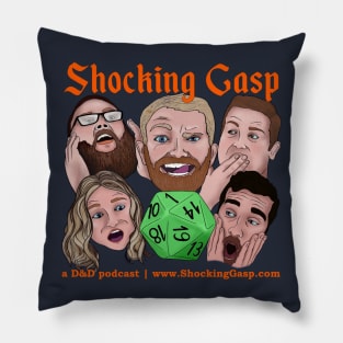 Shocking Gasp Logo Pillow