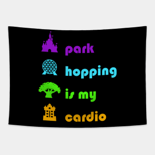 Park Hopping is my Cardio, WDW Vacation inspired Tapestry