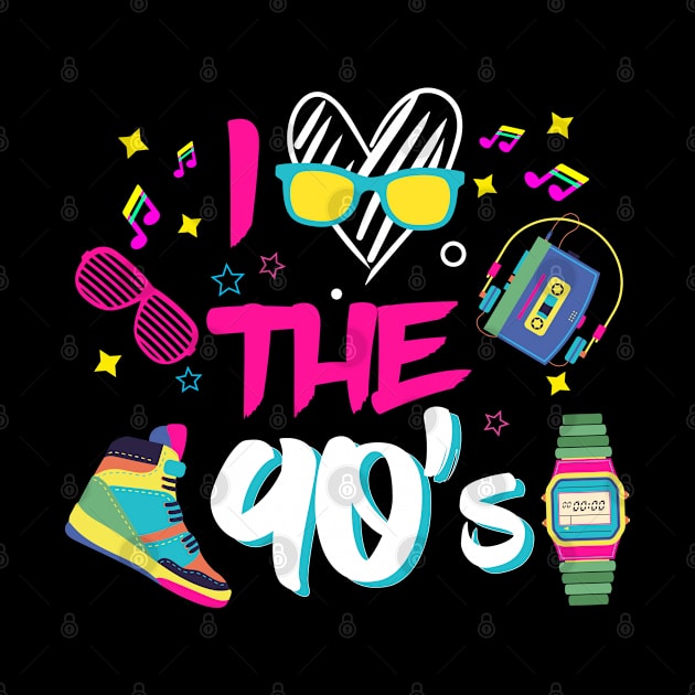 I love the 90s/Retro/Oldschool/90's/Nineties/Lover by Krautshirts