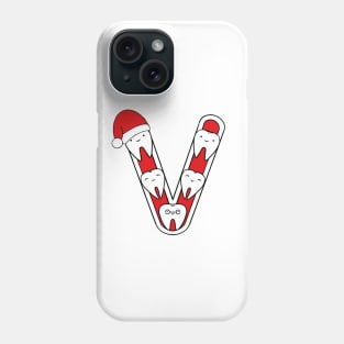 Letter V (Happimola Christmas Alphabet) Phone Case