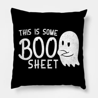 This Is Some Boo Sheet Halloween Ghost Funny Gift Men Women Pillow