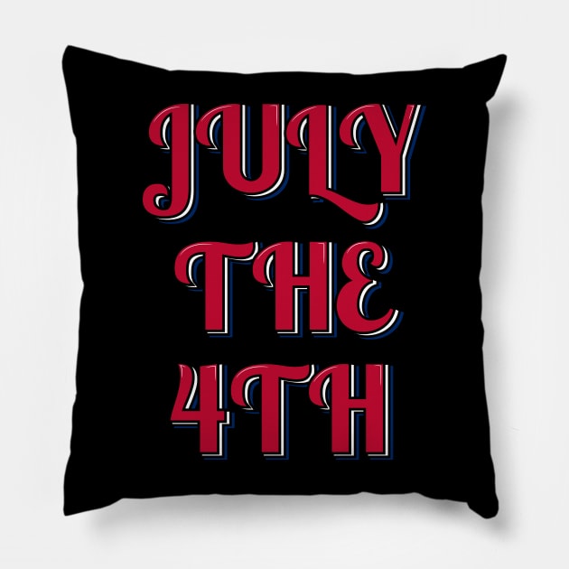 July The 4th Pillow by ardp13