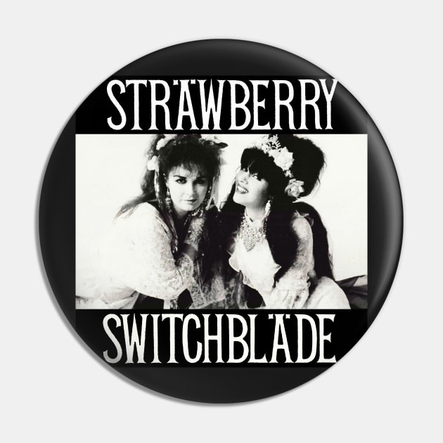 Strawberry Switchblade Pin by vintage-glow