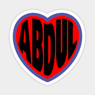 Abdul in my Heart Magnet