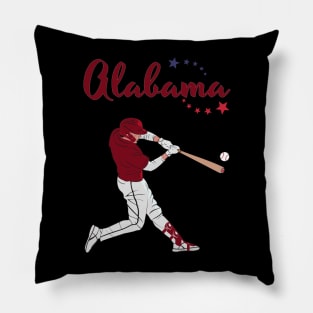 Alabama Baseball Pillow