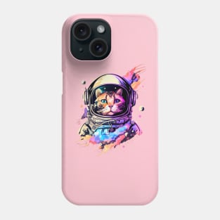 Astronaut cat Phone Case