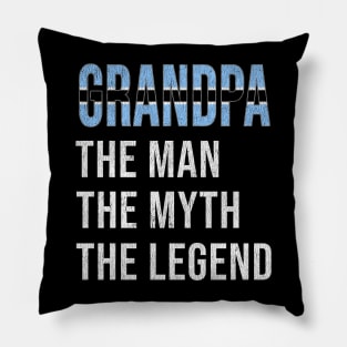 Grand Father Botswanan Grandpa The Man The Myth The Legend - Gift for Botswanan Dad With Roots From  Botswana Pillow