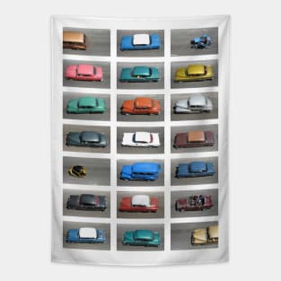 Cuban Vintage Cars Tapestry