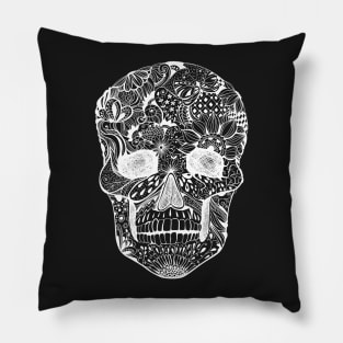 Floral skull Pillow