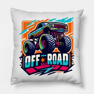 OFF ROAD Monster truck Pillow