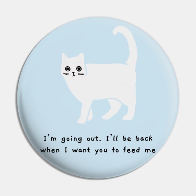 Going out (black caption) Pin by KentheCat