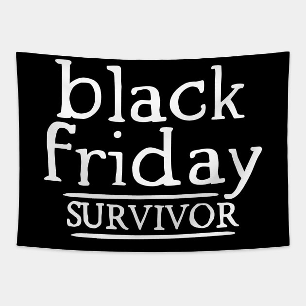 Black Friday Survivor Tapestry by Etopix