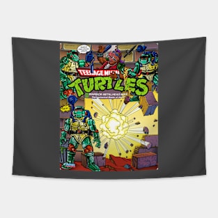 Metalhead mike card Tapestry