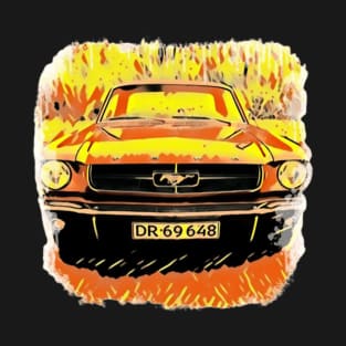 Mustang car art design T-Shirt