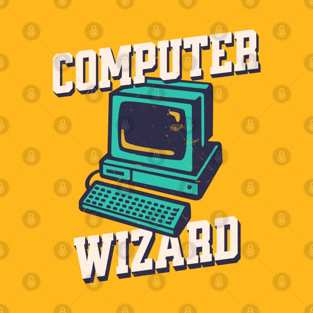 Computer Wizard - Vintage by Issho Ni