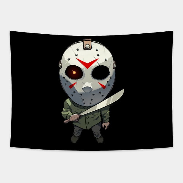 Jason Voorhees Slasher Tapestry by Casey Edwards