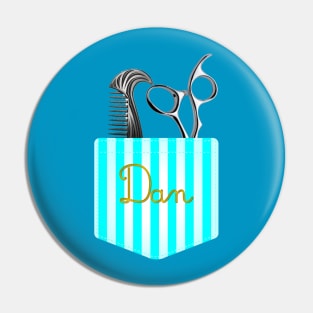 Blue Dapper Dan Pocket Pin