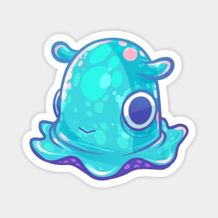 Cute Turquoise Dumbo Octopus Magnet