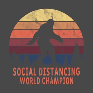 Social Distancing World Champion T-Shirt