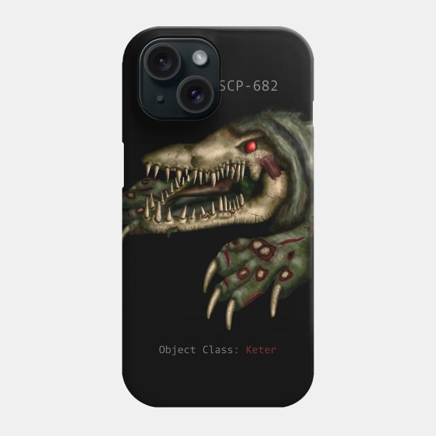 SCP 682 Phone Case by NGM