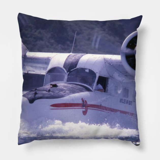 Grumman Goose Seaplane Pillow by CHBB