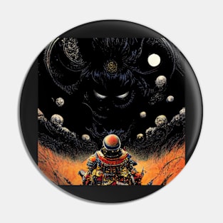 Tribal Astronaut with Nemesis - best selling Pin