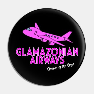 Glamazonian Airways Crew Tee Pin