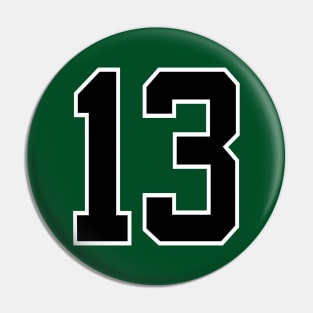 Number 13 Pin