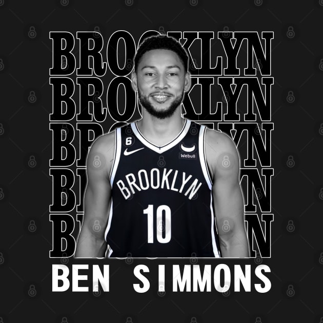 Brooklyn Nets Ben Simmons by Thejockandnerd