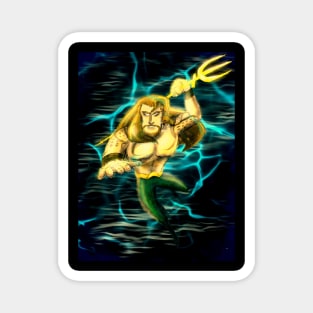 King of Atlantis (Warm) Magnet