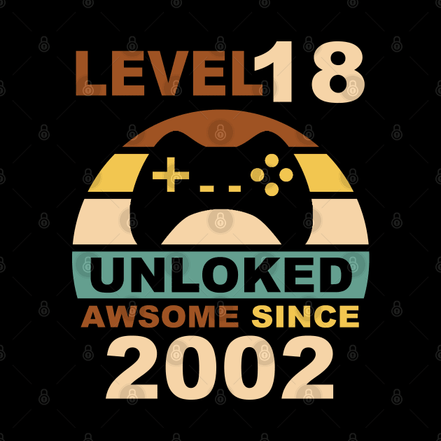 Level 18 Unlocked Tshirt 18th Video Gamer Birthday Boy Gifts by NiceTeeBroo