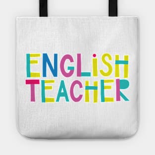 English Teacher Gift Idea Cute Back to School Tote