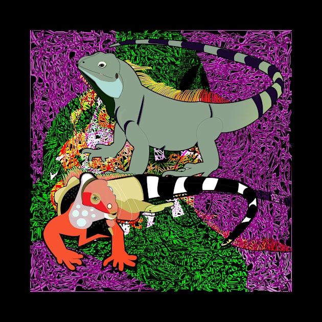Iguanas by momomoma