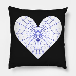 Spider Web Heart V12 Pillow