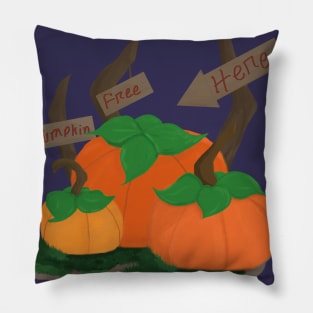 Pumpkin illustration Pillow