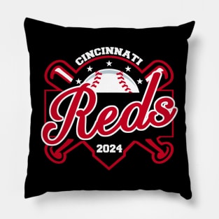 Reds Baseball Pillow