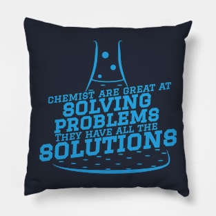 Chemist & Their Solutions Pillow