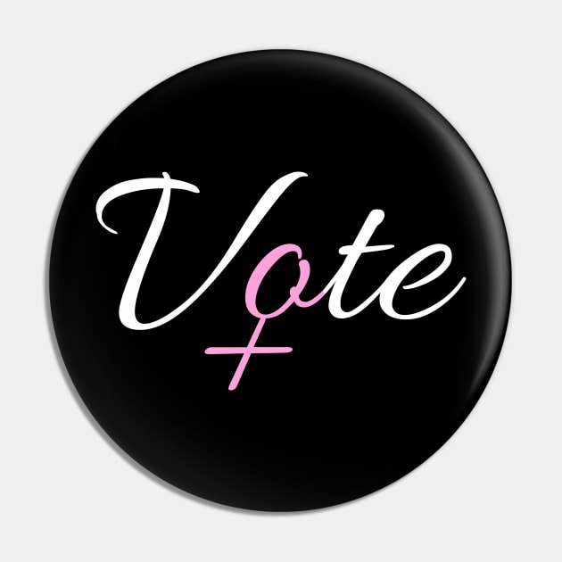 Vote Pin by 9 Turtles Project