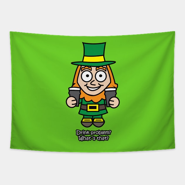 Irish Leprechaun Tapestry by nei1b